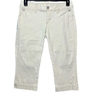Vintage Y2K GAP NWOT Ultra Low Rise Cropped Stretch Capri Pants Womens Size 6 R